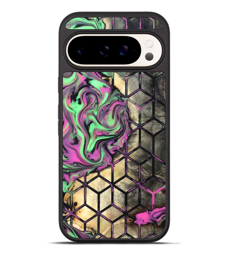 Pixel 10 Pro XL Wood Phone Case - Andria (Neon, 819752)