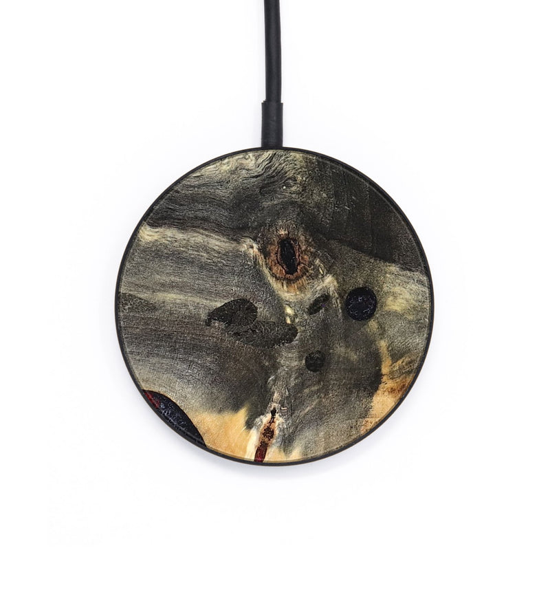 Circle Wood Wireless Charger - Jazmyn (Red, 819754)