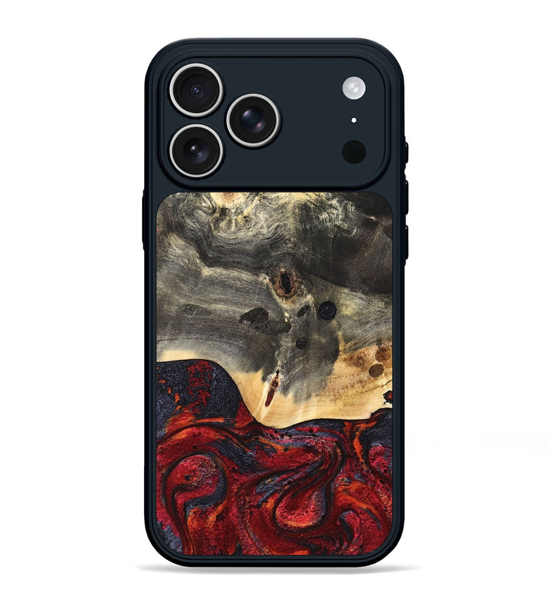 iPhone 17 Pro Max Wood Phone Case - Jazmyn (Red, 819754)