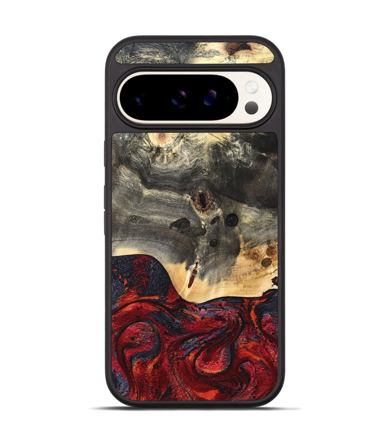 Pixel 9 Wood Phone Case - Jazmyn (Red, 819754)