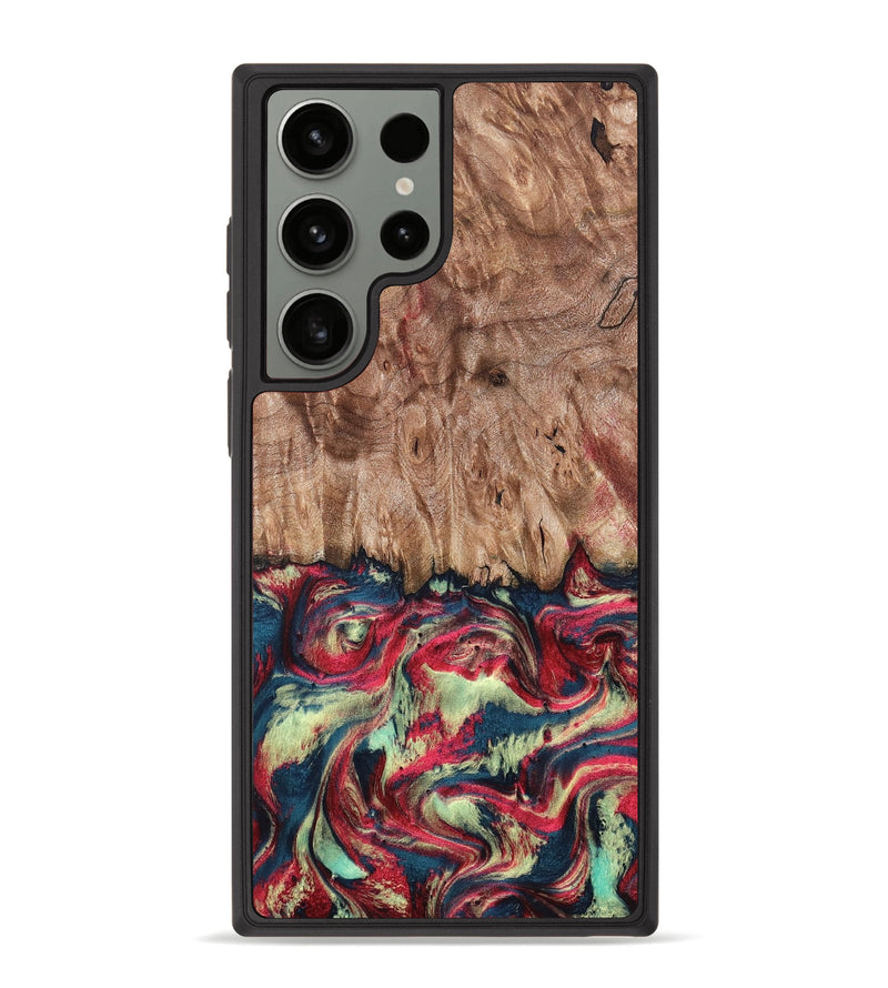 Galaxy S23 Ultra Wood Phone Case - Blanch (Red, 819755)
