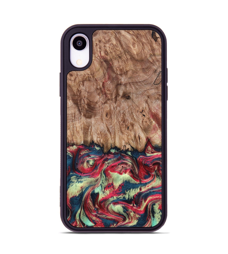 iPhone Xr Wood Phone Case - Blanch (Red, 819755)
