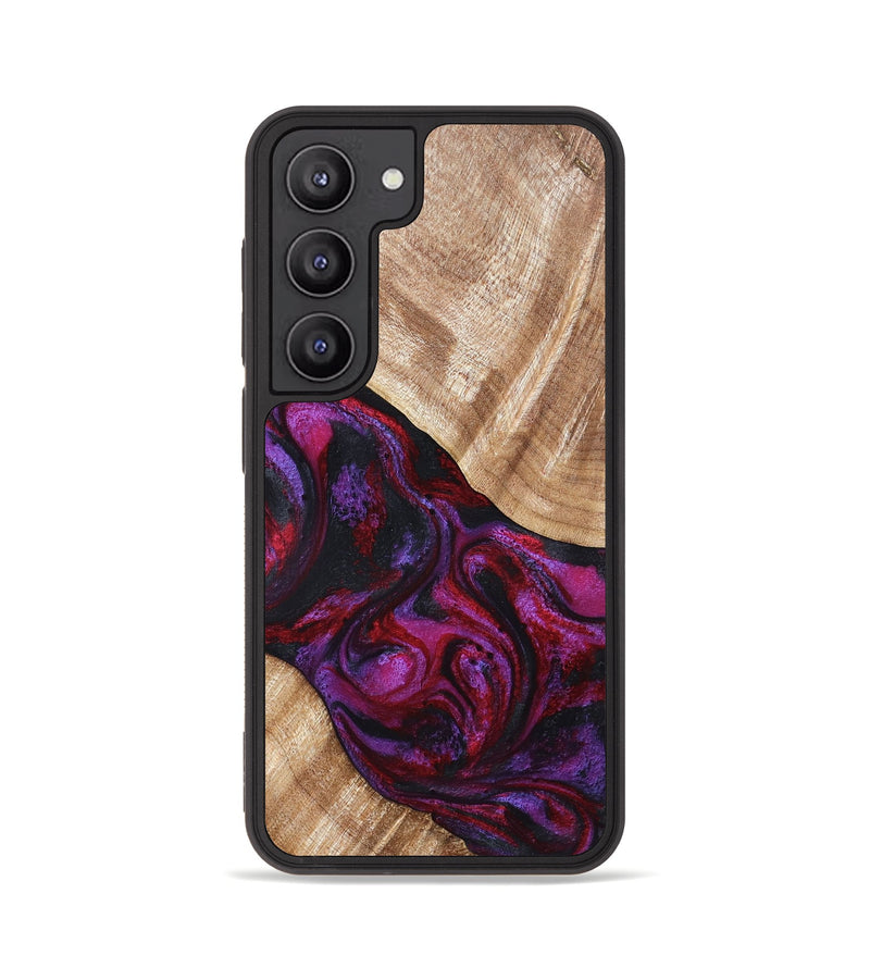 Galaxy S23 Wood Phone Case - Margot (Red, 819756)