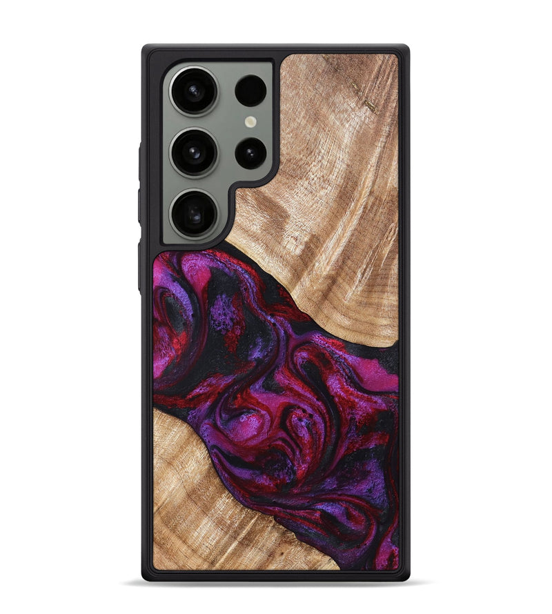 Galaxy S24 Ultra Wood Phone Case - Margot (Red, 819756)