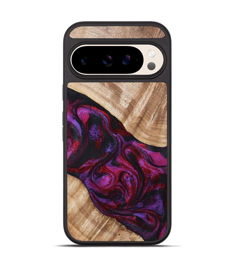 Pixel 10 Pro Wood Phone Case - Margot (Red, 819756)