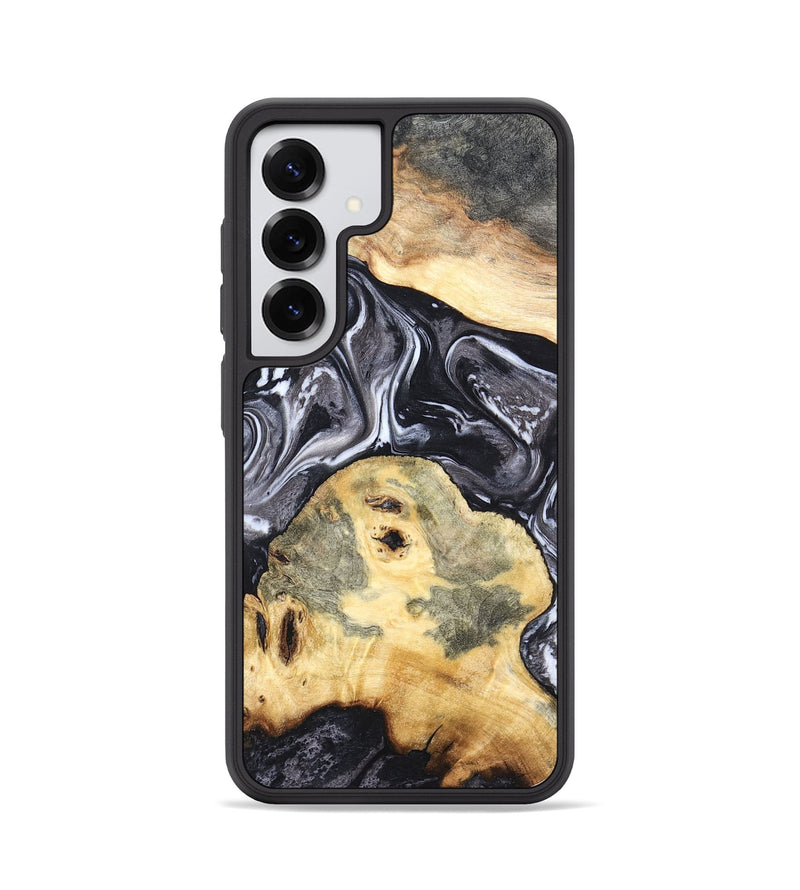 Galaxy S25 Wood Phone Case - Odis (Black & White, 819757)
