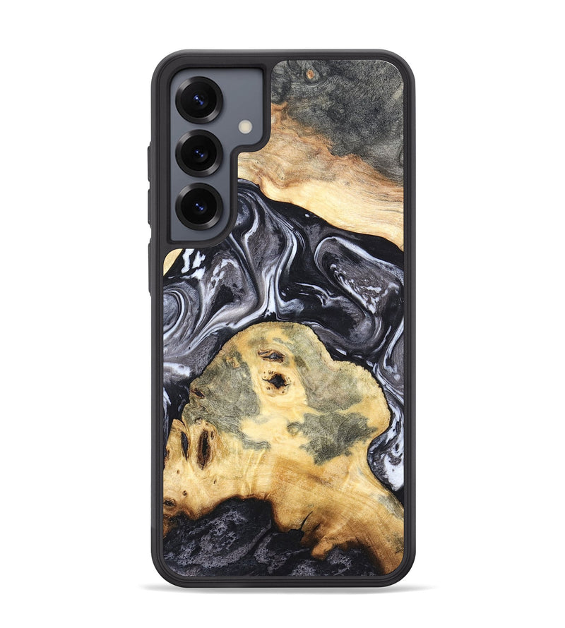 Galaxy S25 Plus Wood Phone Case - Odis (Black & White, 819757)