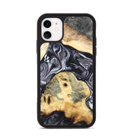iPhone 11 Wood Phone Case - Odis (Black & White, 819757)