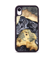 iPhone Xr Wood Phone Case - Odis (Black & White, 819757)