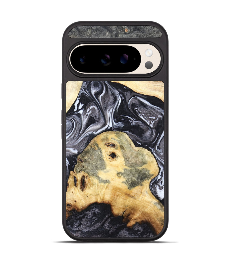 Pixel 10 Pro Wood Phone Case - Odis (Black & White, 819757)
