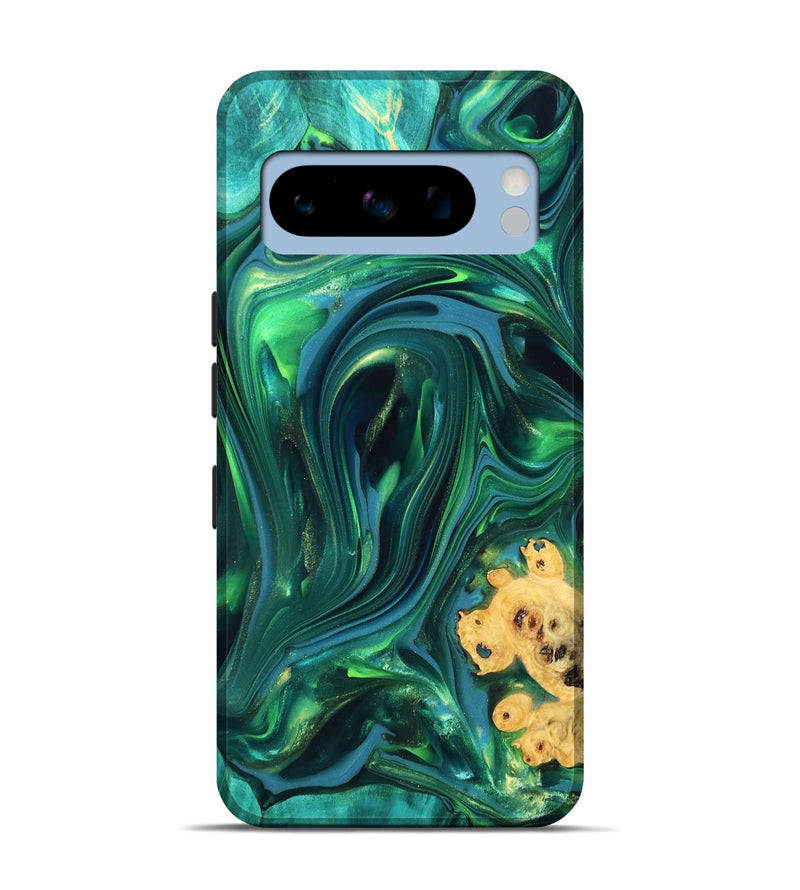 Pixel 8 Pro Wood Live Edge Phone Case - Ermias (Green, 819769)