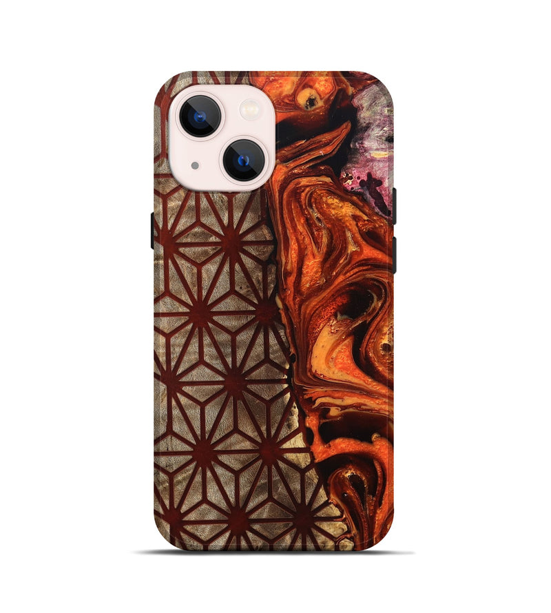 iPhone 13 mini Wood Live Edge Phone Case - Arden (Pattern, 819770)