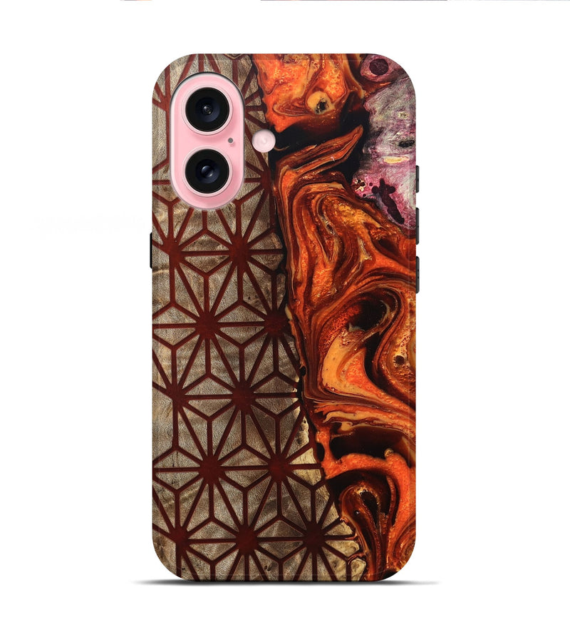 iPhone 16 Wood Live Edge Phone Case - Arden (Pattern, 819770)