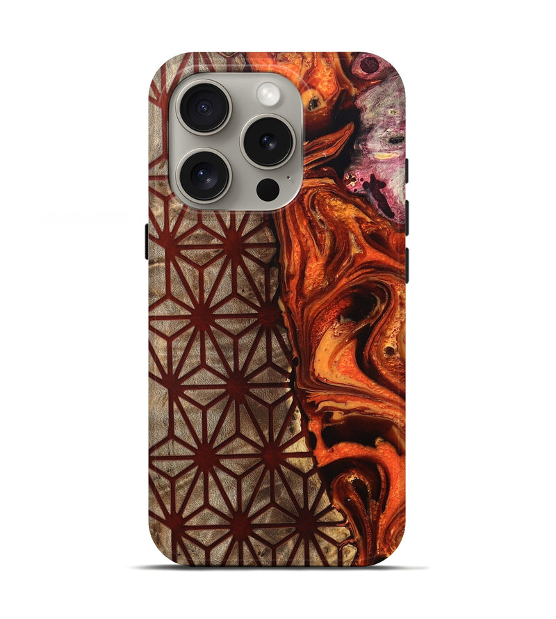 iPhone 16 Pro Wood Live Edge Phone Case - Arden (Pattern, 819770)