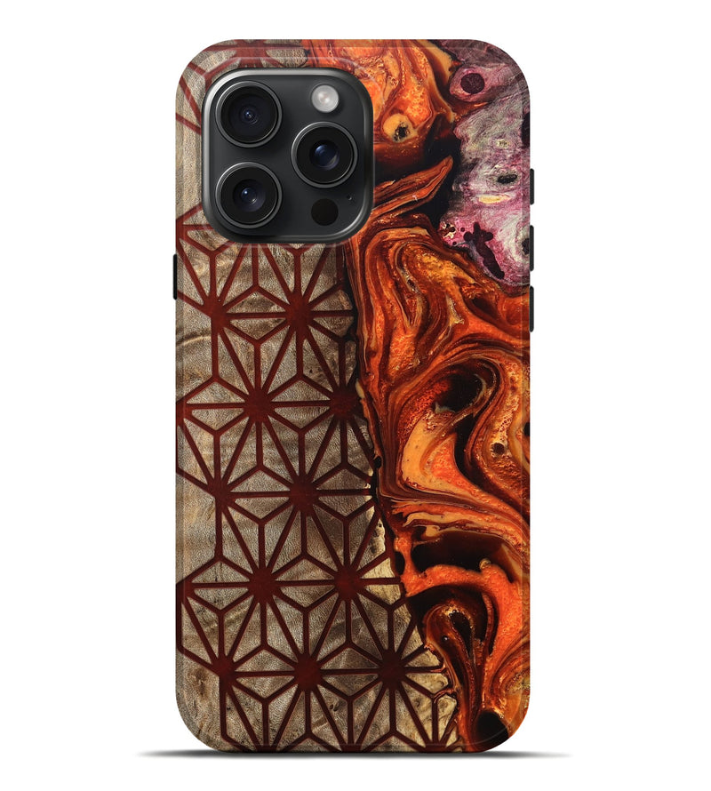 iPhone 16 Pro Max Wood Live Edge Phone Case - Arden (Pattern, 819770)