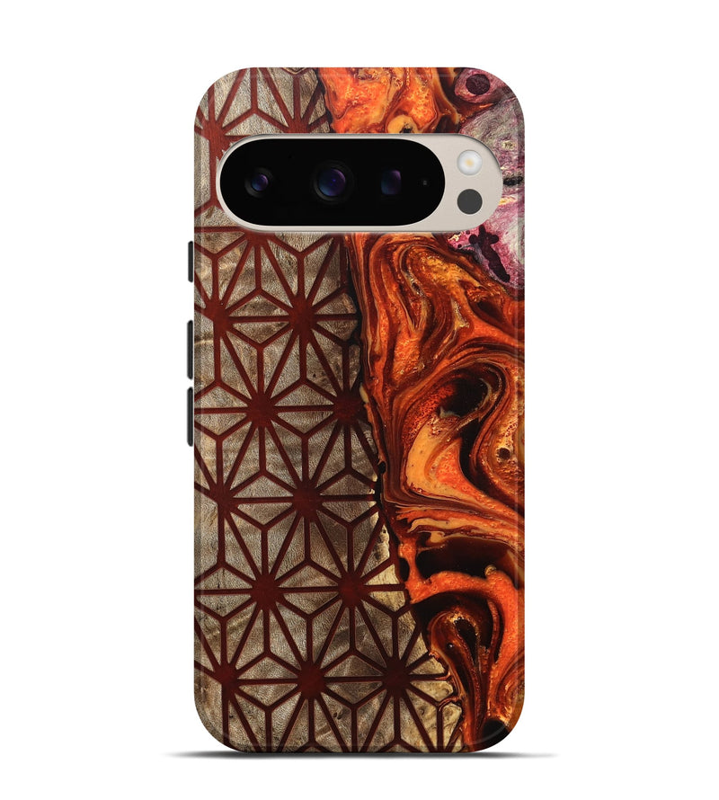 Pixel 9 Wood Live Edge Phone Case - Arden (Pattern, 819770)