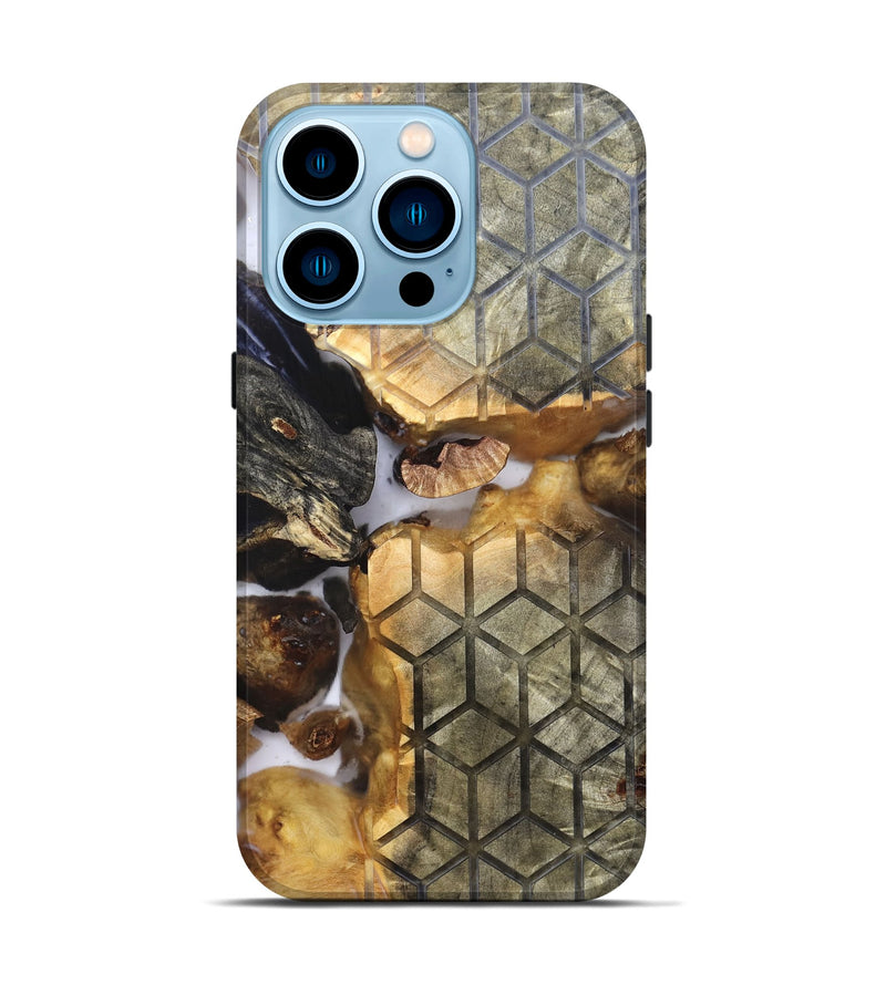 iPhone 14 Pro Wood Live Edge Phone Case - William (Pattern, 819771)