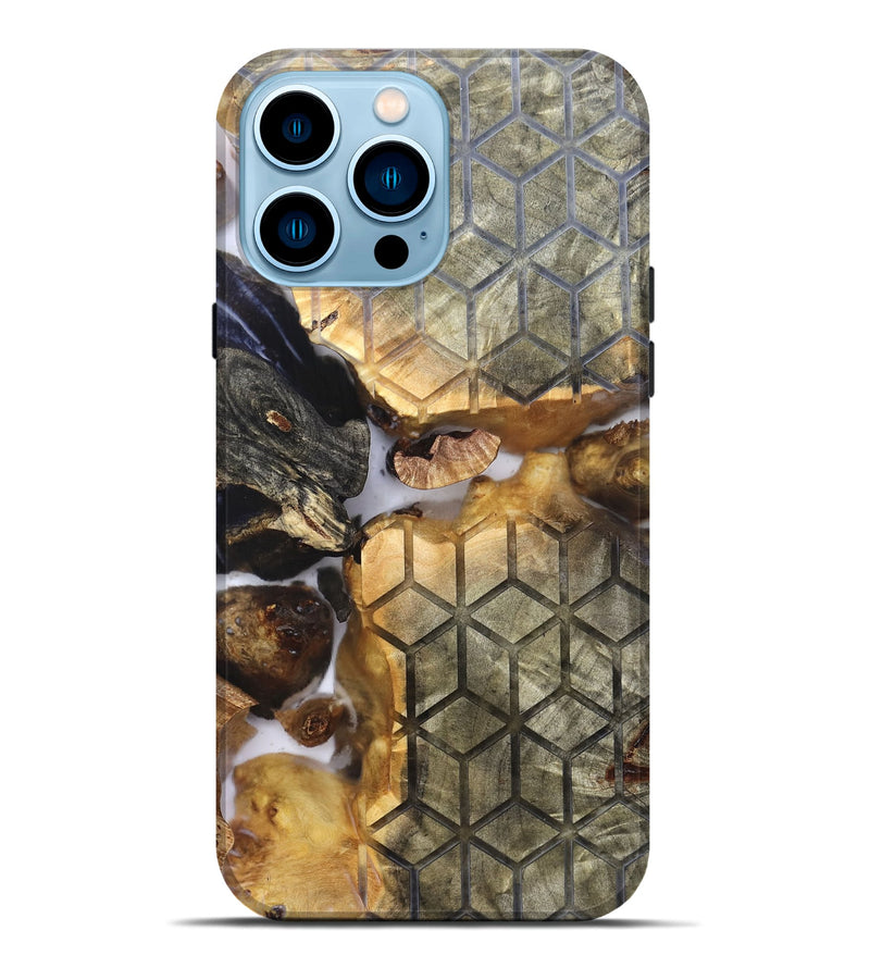 iPhone 14 Pro Max Wood Live Edge Phone Case - William (Pattern, 819771)