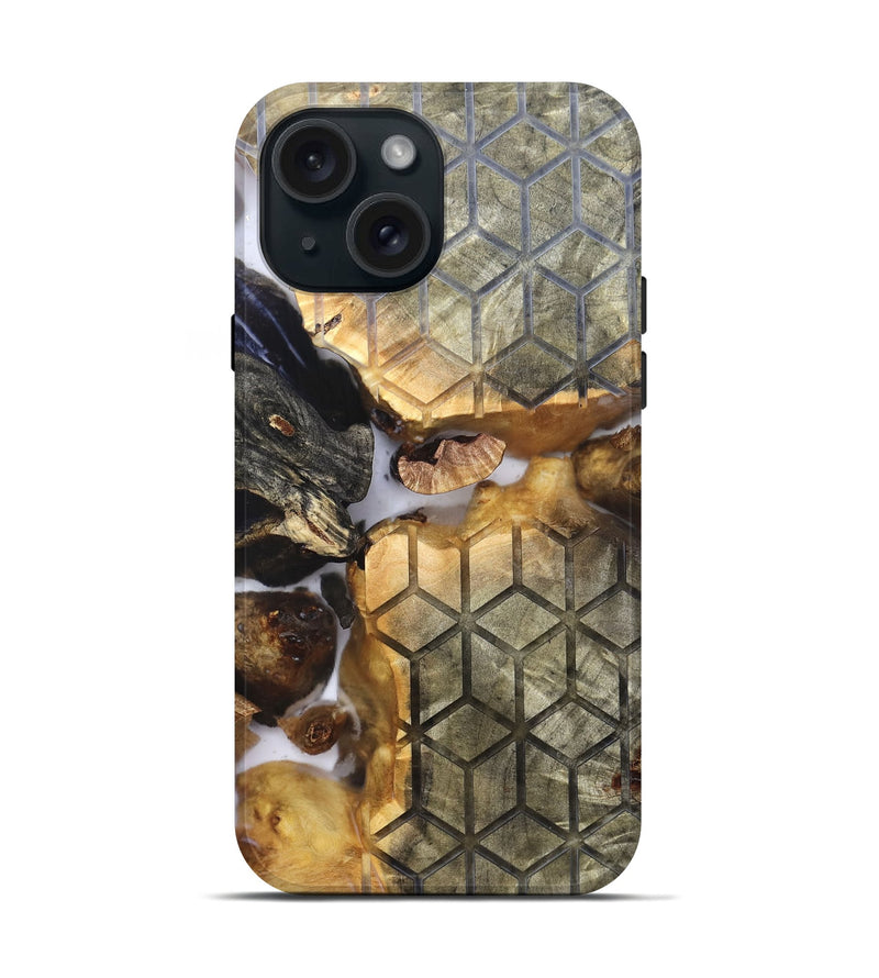 iPhone 15 Wood Live Edge Phone Case - William (Pattern, 819771)