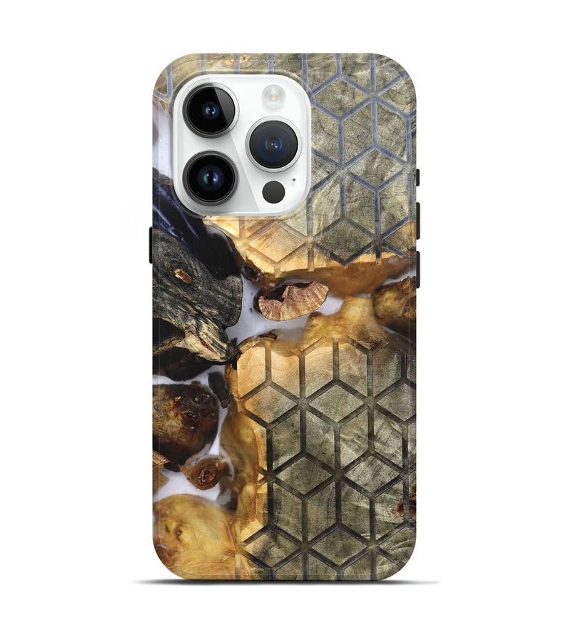 iPhone 15 Pro Wood Live Edge Phone Case - William (Pattern, 819771)