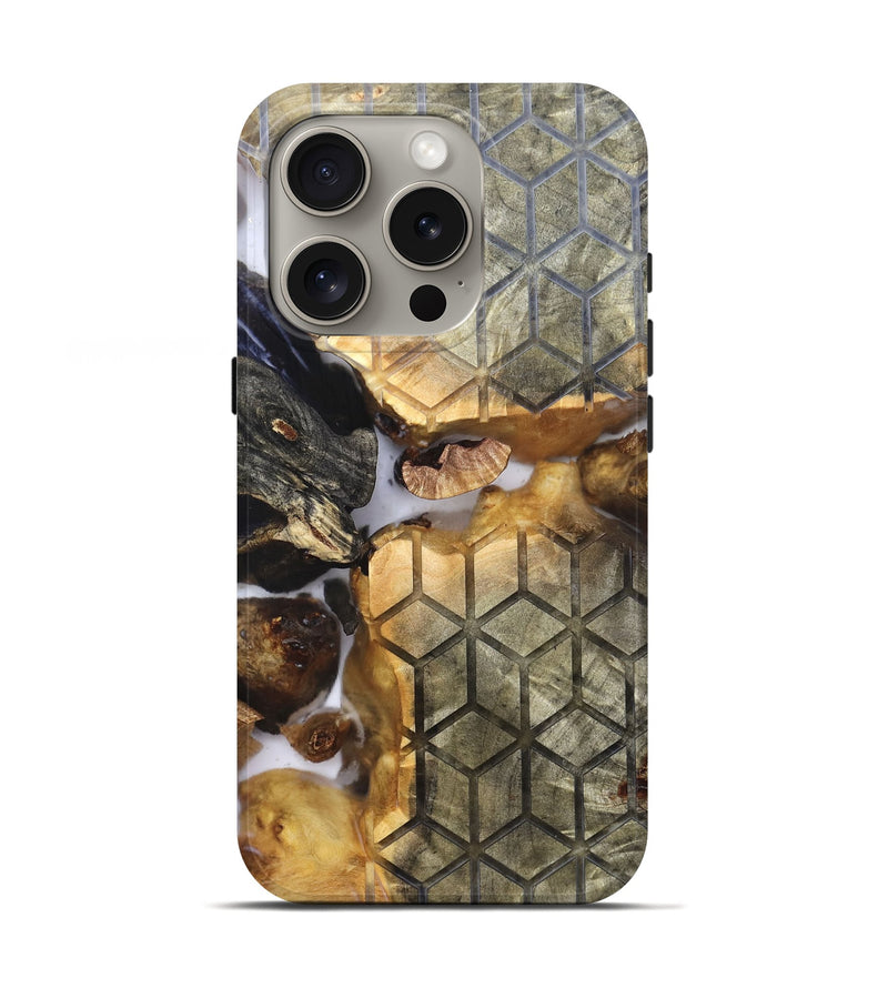 iPhone 16 Pro Wood Live Edge Phone Case - William (Pattern, 819771)