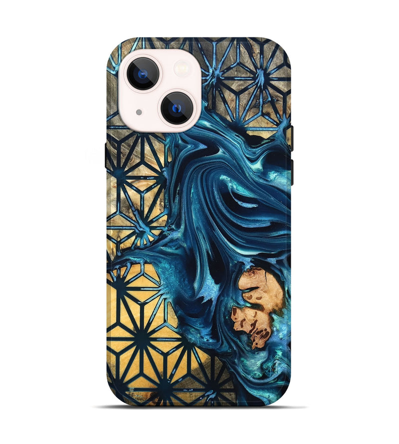 iPhone 14 Wood Live Edge Phone Case - Geri (Pattern, 819772)