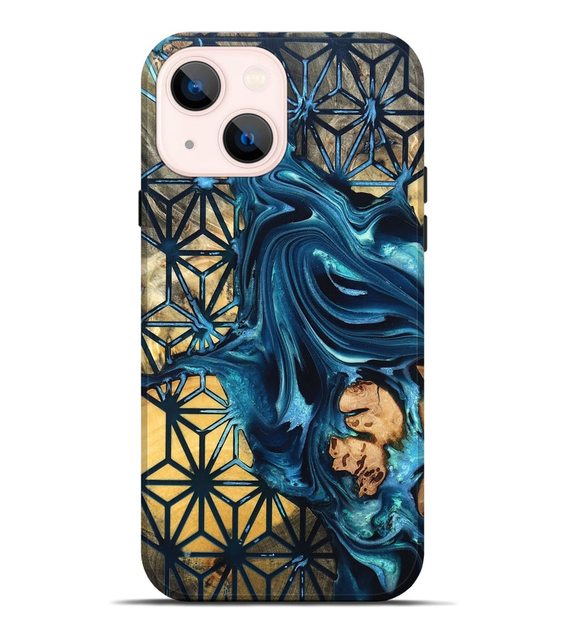 iPhone 14 Plus Wood Live Edge Phone Case - Geri (Pattern, 819772)