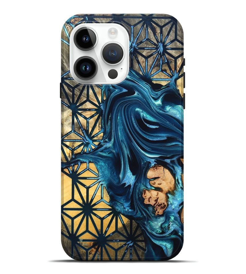 iPhone 15 Pro Max Wood Live Edge Phone Case - Geri (Pattern, 819772)