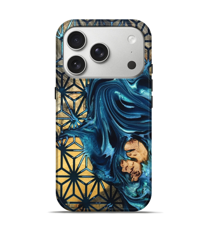 iPhone 17 Pro Wood Live Edge Phone Case - Geri (Pattern, 819772)
