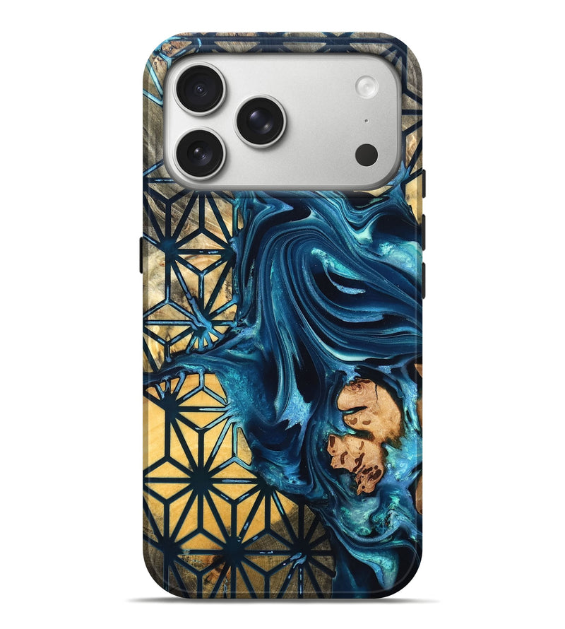 iPhone 17 Pro Max Wood Live Edge Phone Case - Geri (Pattern, 819772)