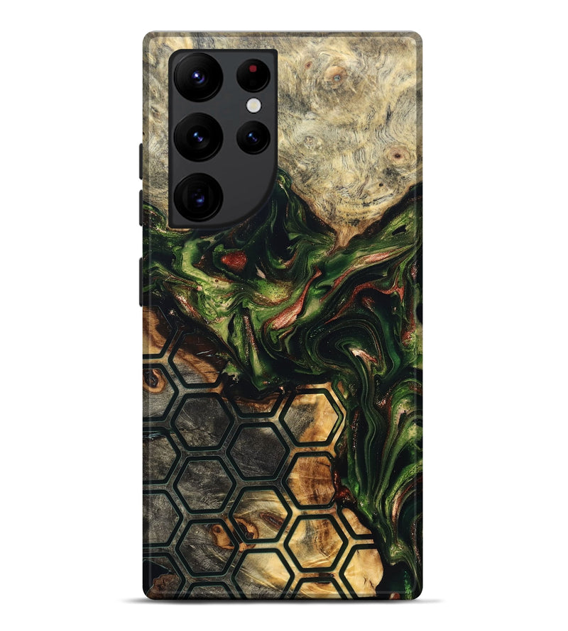 Galaxy S22 Ultra Wood Live Edge Phone Case - Florida (Pattern, 819773)
