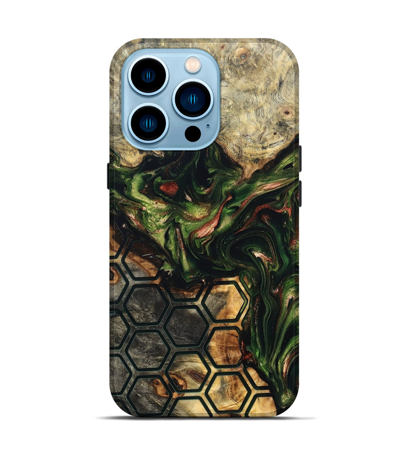 iPhone 14 Pro Wood Live Edge Phone Case - Florida (Pattern, 819773)