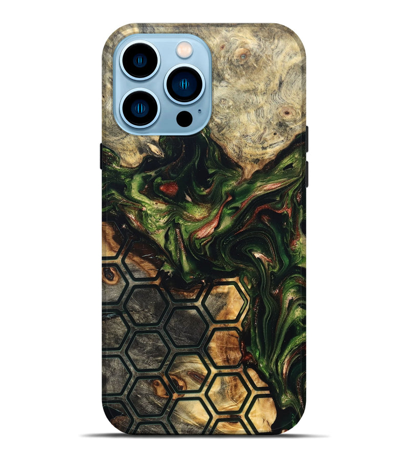 iPhone 14 Pro Max Wood Live Edge Phone Case - Florida (Pattern, 819773)