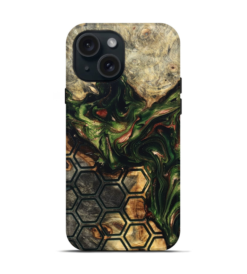 iPhone 15 Wood Live Edge Phone Case - Florida (Pattern, 819773)