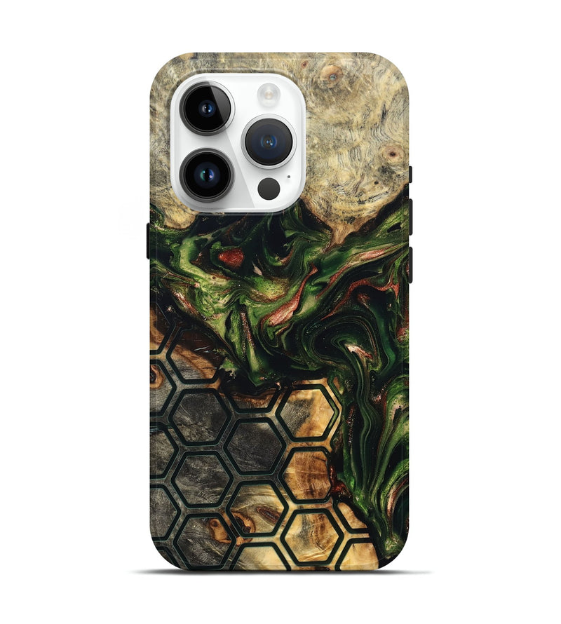 iPhone 15 Pro Wood Live Edge Phone Case - Florida (Pattern, 819773)