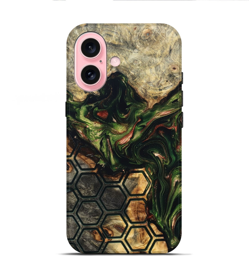 iPhone 16 Wood Live Edge Phone Case - Florida (Pattern, 819773)