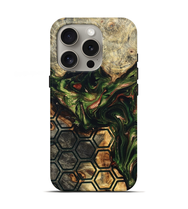 iPhone 16 Pro Wood Live Edge Phone Case - Florida (Pattern, 819773)