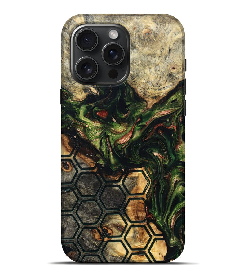 iPhone 16 Pro Max Wood Live Edge Phone Case - Florida (Pattern, 819773)