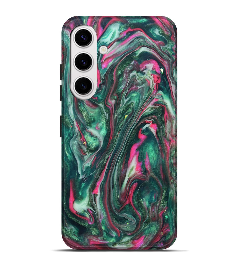 Galaxy S25 Plus ResinArt Live Edge Phone Case - Kirstin (Neon, 819775)