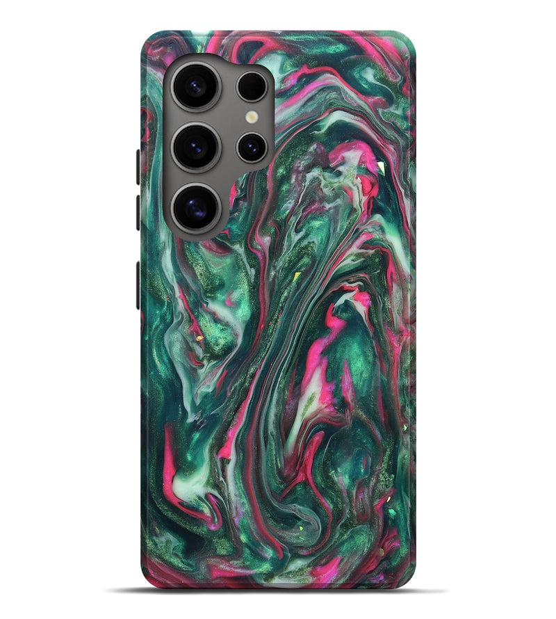 Galaxy S25 Ultra ResinArt Live Edge Phone Case - Kirstin (Neon, 819775)