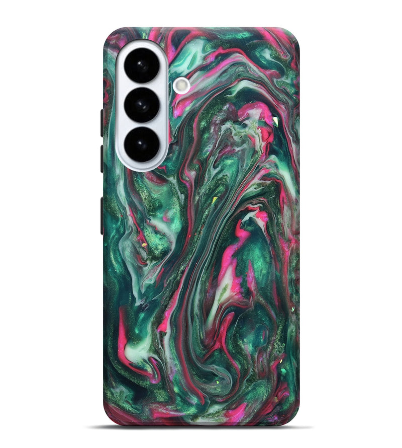 Galaxy S26 Plus ResinArt Live Edge Phone Case - Kirstin (Neon, 819775)