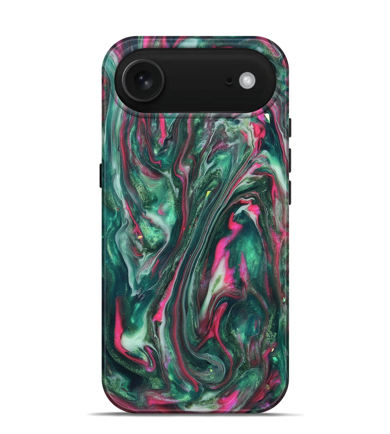 iPhone 17 Air ResinArt Live Edge Phone Case - Kirstin (Neon, 819775)