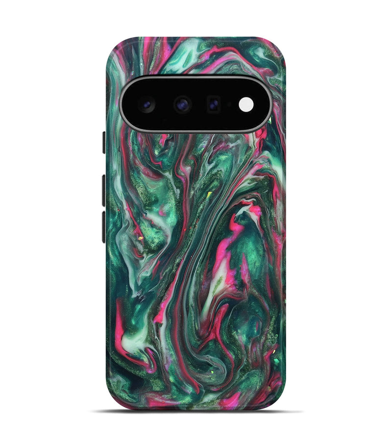 Pixel 11 ResinArt Live Edge Phone Case - Kirstin (Neon, 819775)