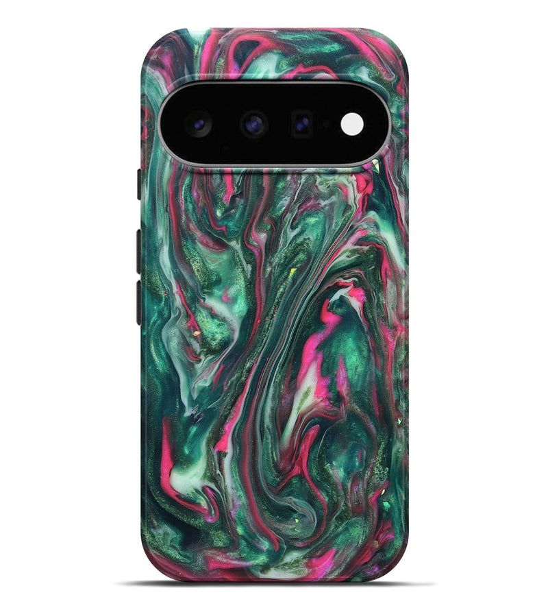 Pixel 11 Pro XL ResinArt Live Edge Phone Case - Kirstin (Neon, 819775)