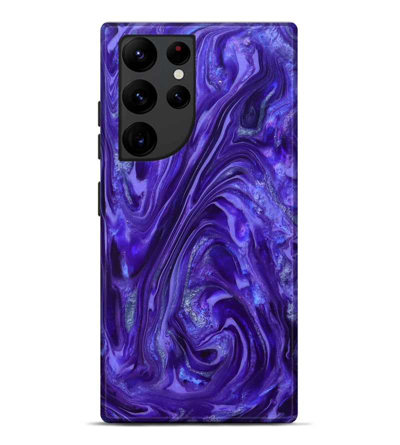 Galaxy S22 Ultra ResinArt Live Edge Phone Case - Katelyn (Purple, 819776)