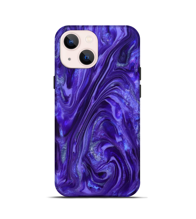 iPhone 13 mini ResinArt Live Edge Phone Case - Katelyn (Purple, 819776)