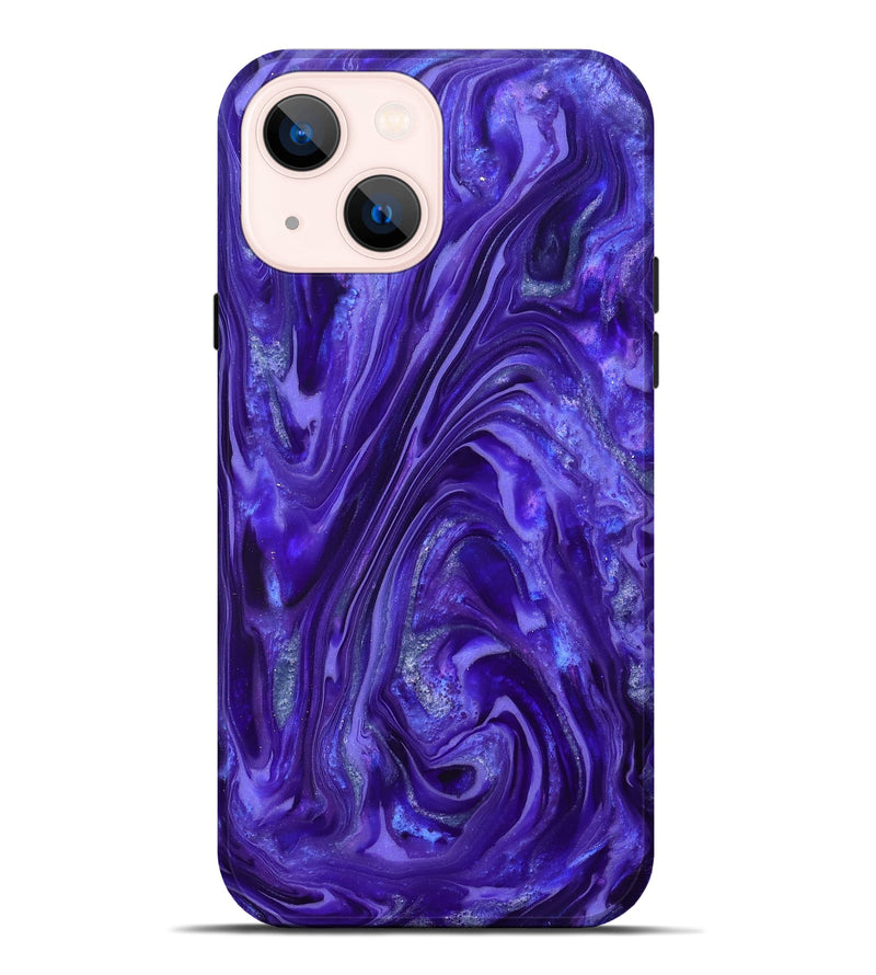 iPhone 14 Plus ResinArt Live Edge Phone Case - Katelyn (Purple, 819776)