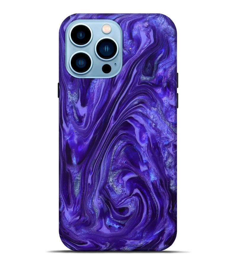 iPhone 14 Pro Max ResinArt Live Edge Phone Case - Katelyn (Purple, 819776)