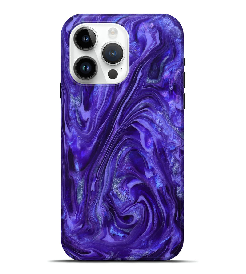 iPhone 15 Pro Max ResinArt Live Edge Phone Case - Katelyn (Purple, 819776)