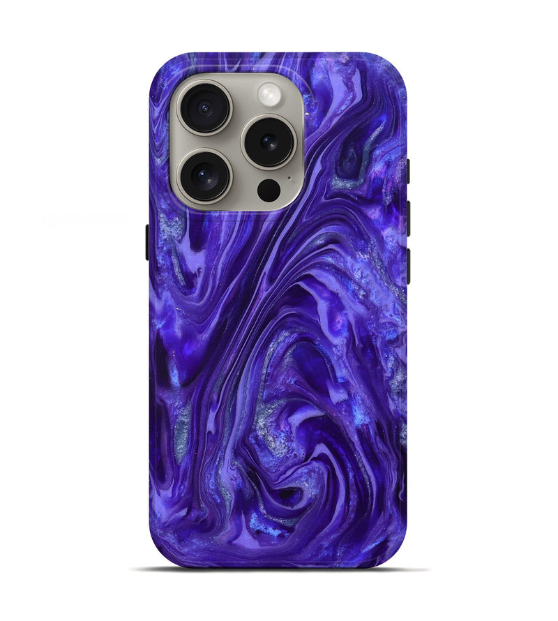 iPhone 16 Pro ResinArt Live Edge Phone Case - Katelyn (Purple, 819776)